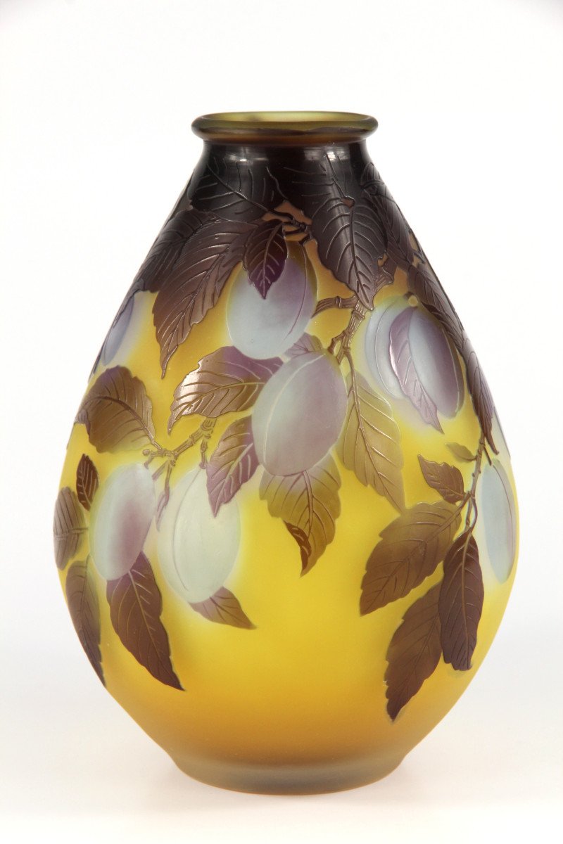 Gallé Vase (plums)