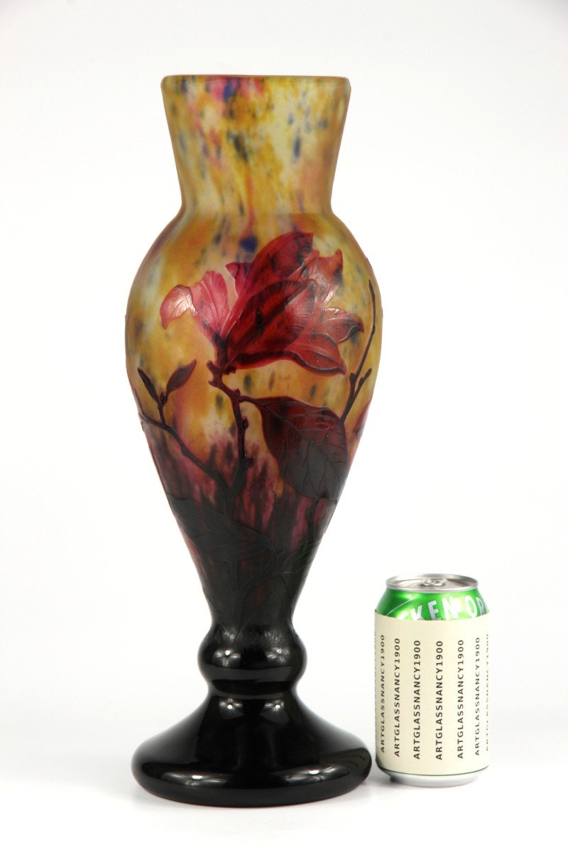 Vase Daum Nancy (magnolia)-photo-2