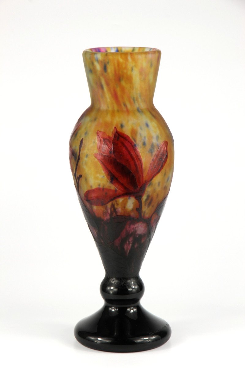 Vase Daum Nancy (magnolia)-photo-1