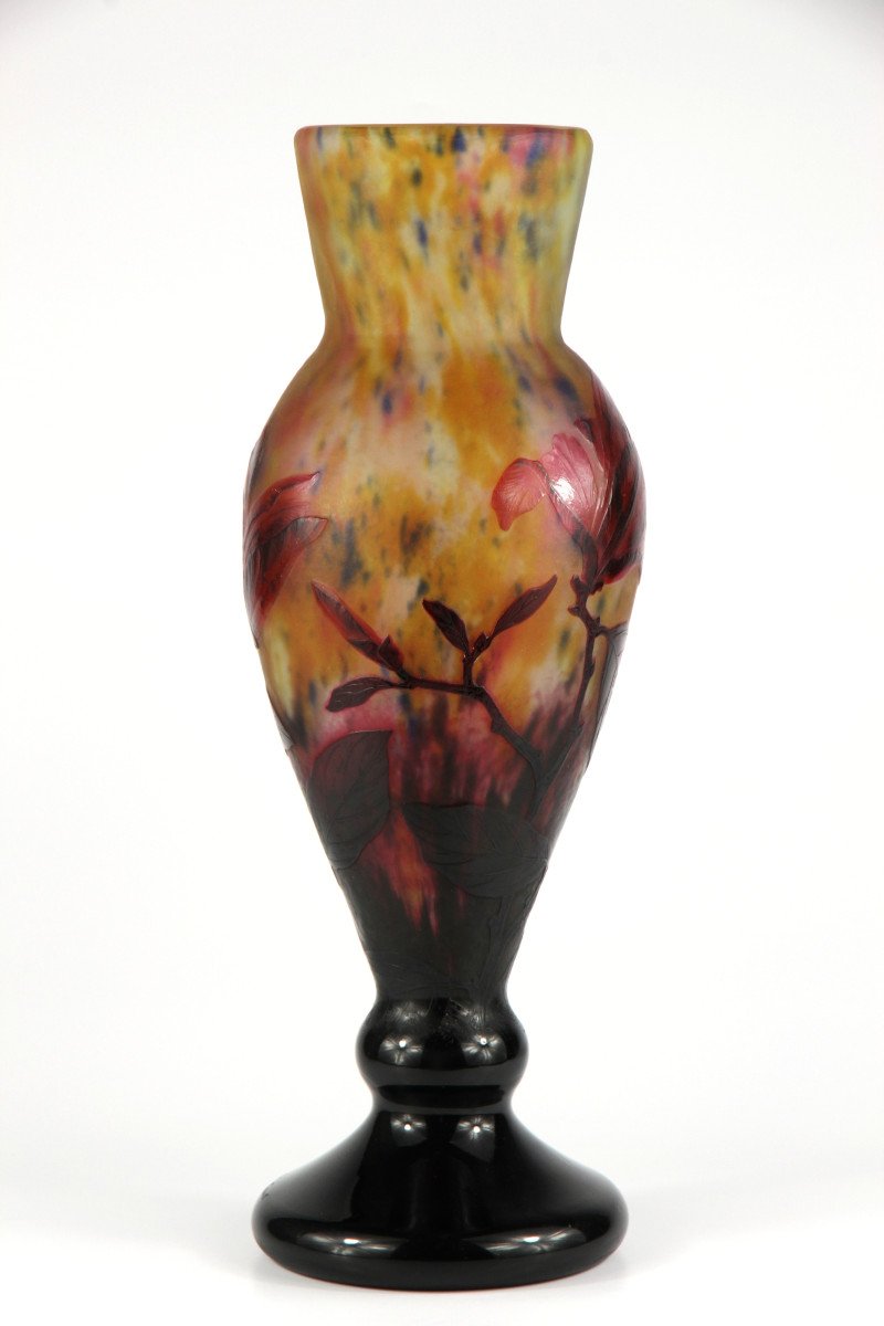 Vase Daum Nancy (magnolia)-photo-3