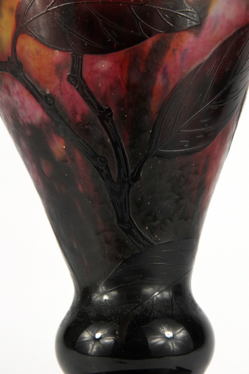 Vase Daum Nancy (magnolia)-photo-6