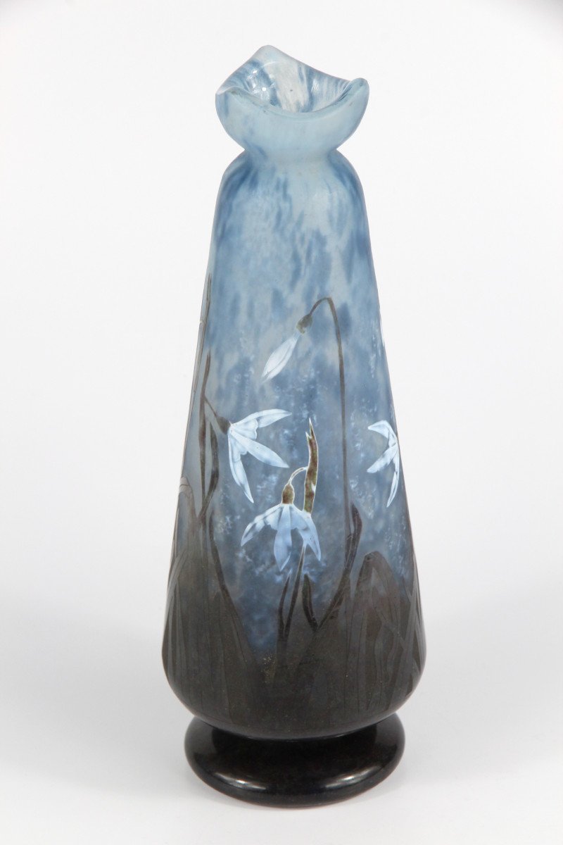 Vase Daum Nancy (perce-neige)-photo-4