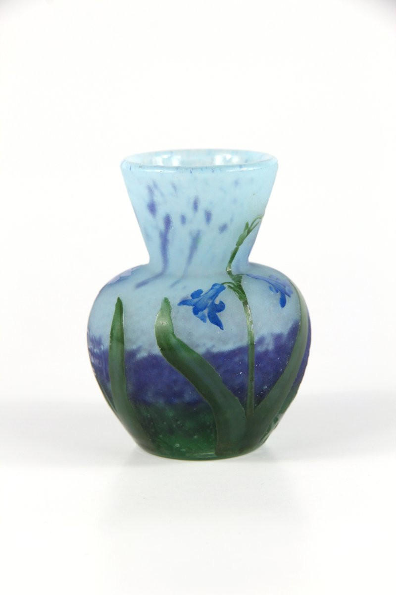 Vase Daum Nancy (jacinthes)-photo-2