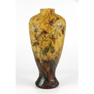 Daum Nancy Vase (solanum)