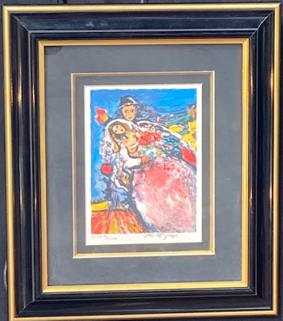 Alain Raya Sorkine (1936-2022) - Signed Lithograph - "wedding In Blue Sky" -ea  No. 176 / 180