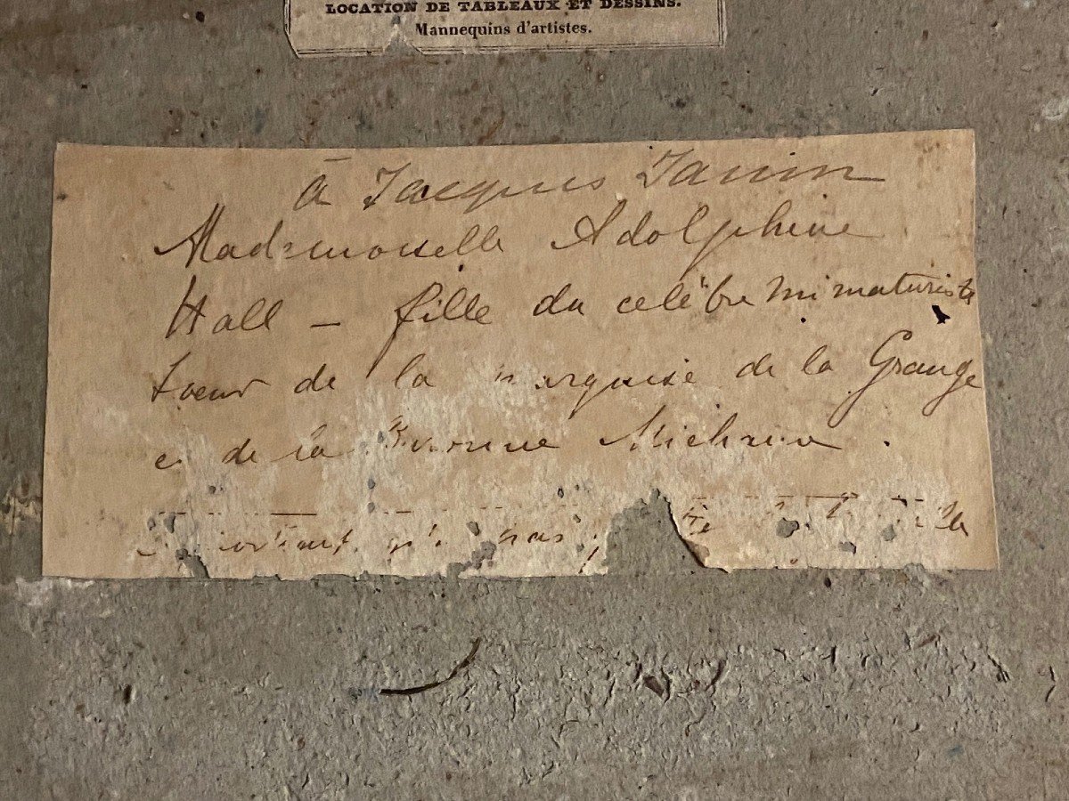 d'après Rosa Bonheur (1822-1899) - Cheval de Profil  - Huile sur Toile daté 1880 -photo-2