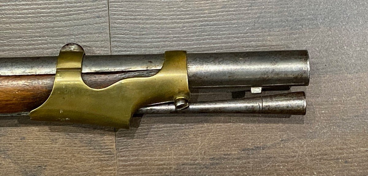 Fusil à silex transformé en percussion de Marine type 1779-1786, modèle des Colonies. -photo-4