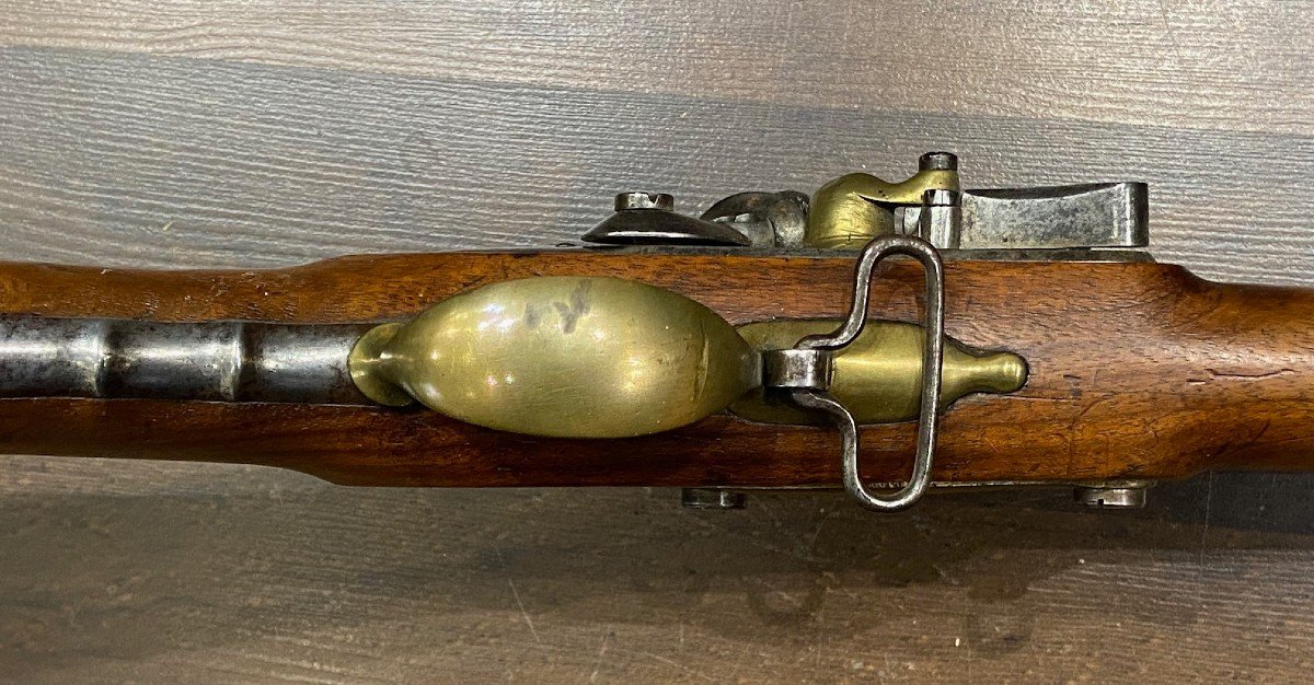 Fusil à silex transformé en percussion de Marine type 1779-1786, modèle des Colonies. -photo-1