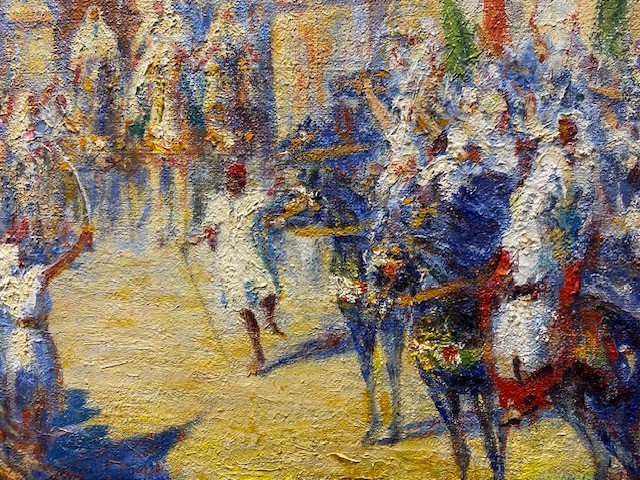 Georges Sauveur Maury (1872-1960) - The Exit Of The Pasha - Circa 1920/1930-photo-3