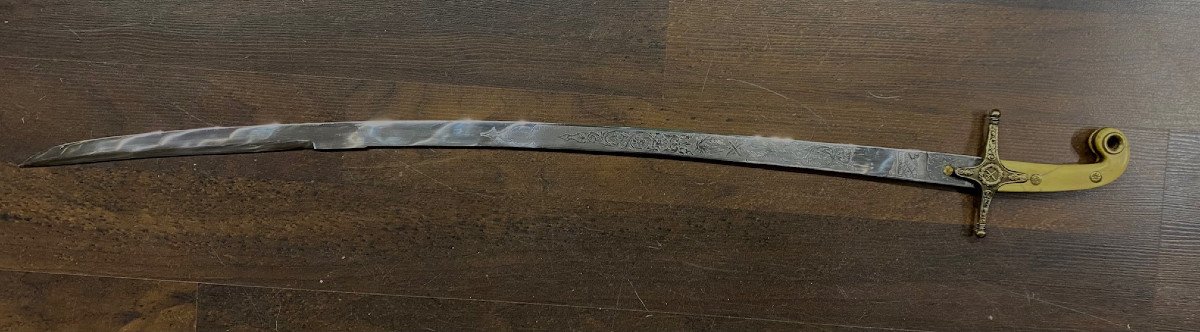 Oriental Cavalry Sabre - England - 19th Century -photo-1