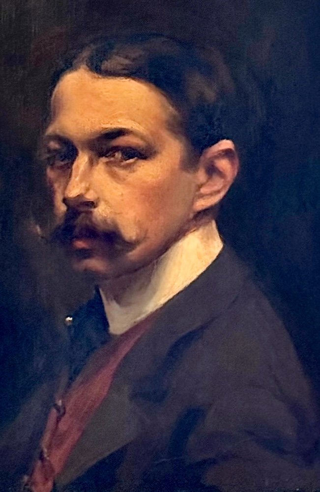 Self-portrait (c1900) Oil On Canvas -photo-2