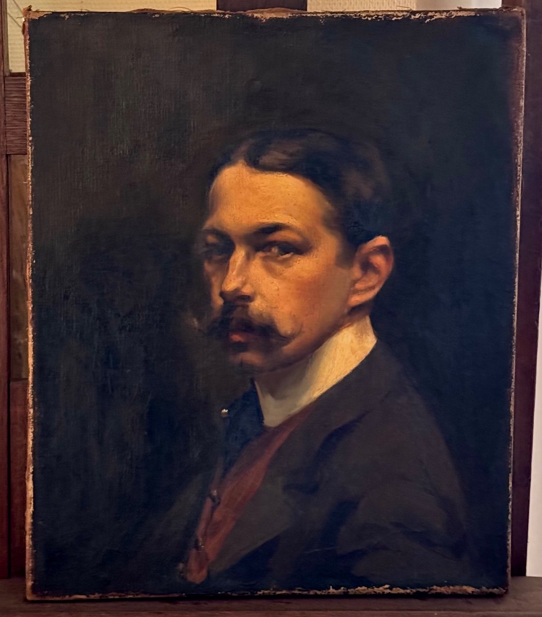 Self-portrait (c1900) Oil On Canvas -photo-4