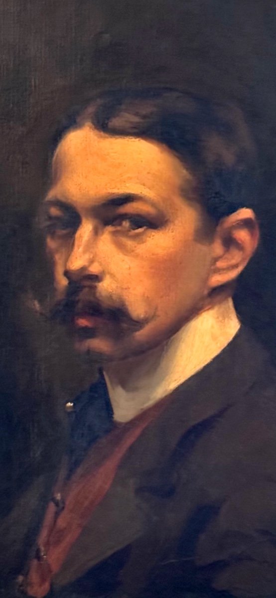 Self-portrait (c1900) Oil On Canvas -photo-1