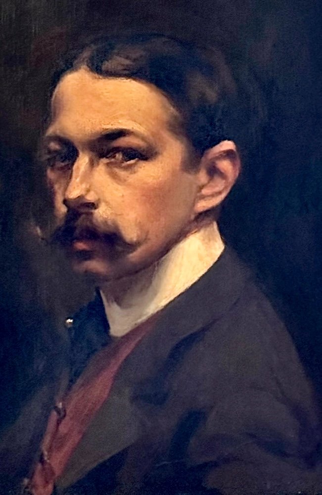 Self-portrait (c1900) Oil On Canvas -photo-2