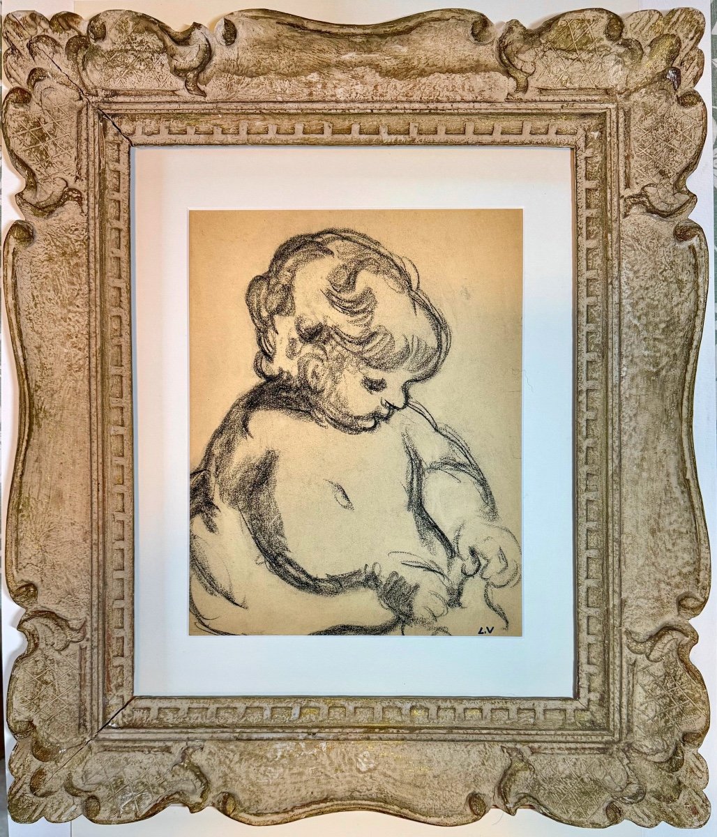 Louis Valtat (1869 -1952) Original Signed Drawing - Certificate From The Louis Valtat Committee 