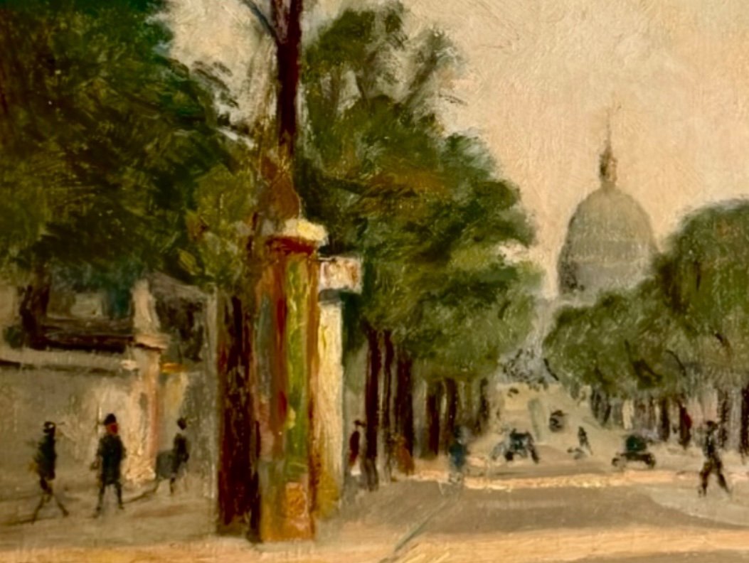 Adolphe Félix Broët ( 1873 - 1942) Paris, Le Quartier Des Invalides  Vers 1900 --photo-2