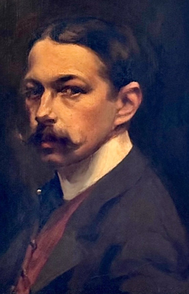 Self-portrait (c1900) Oil On Canvas -photo-4