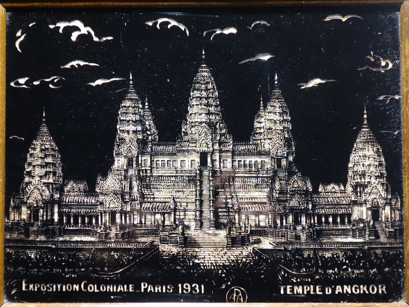 "Temple d'ANGKOR" Exposition Coloniale PARIS 1931-photo-3