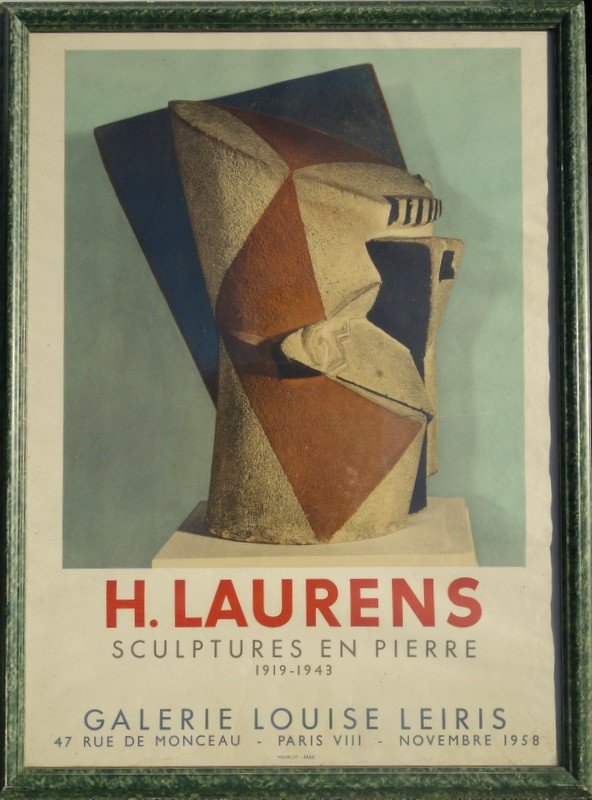 "SCULPTURES" Henri LAURENS...Lithographie ..MOURLOT 1958