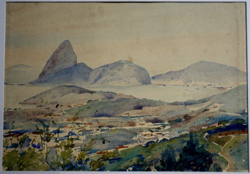 "PAIN de SUCRE" Guanabara , RIO de JANEIRO  par H.GIRAUD 1908