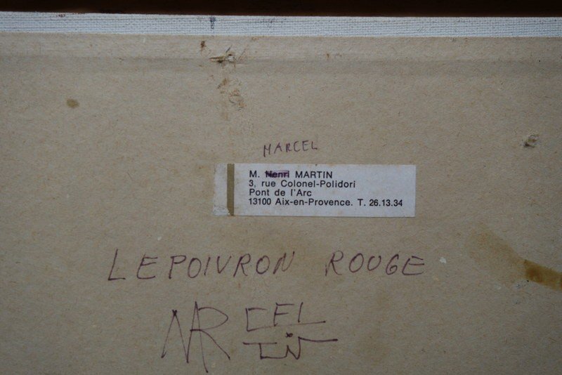 "Le POIVRON ROUGE" par Henri Marcel MARTIN vers 1960-photo-3