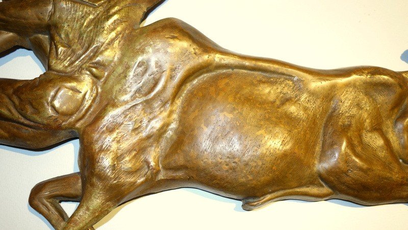 "WESTERN RODEO" Bronze Original Américain par CAMBRON -photo-2