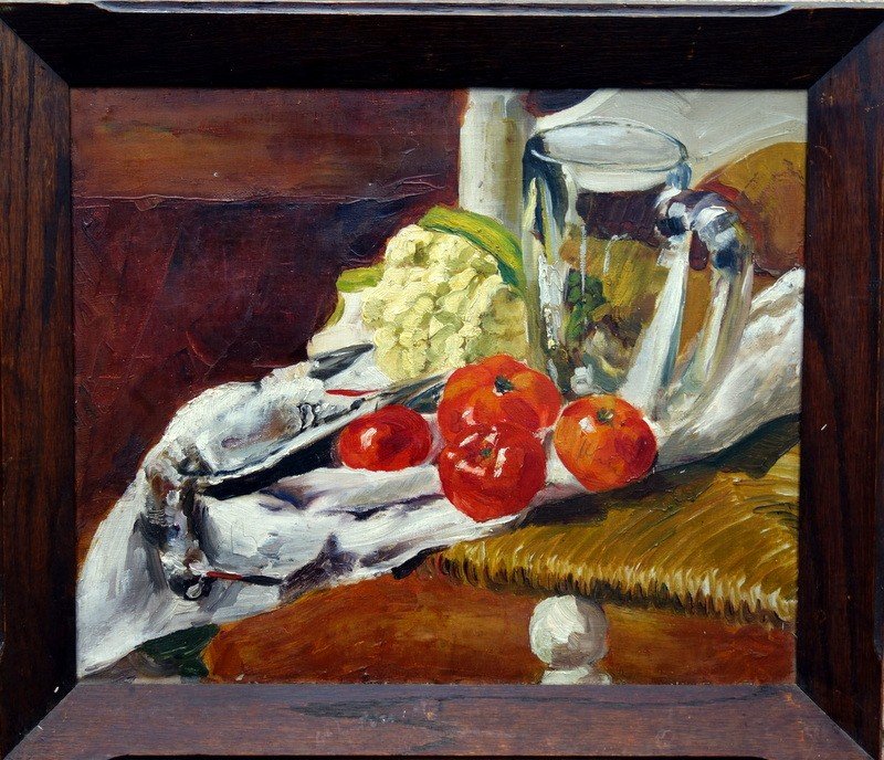 "still Life With Woodcass" Unsigned Canvas Around 1900/1920