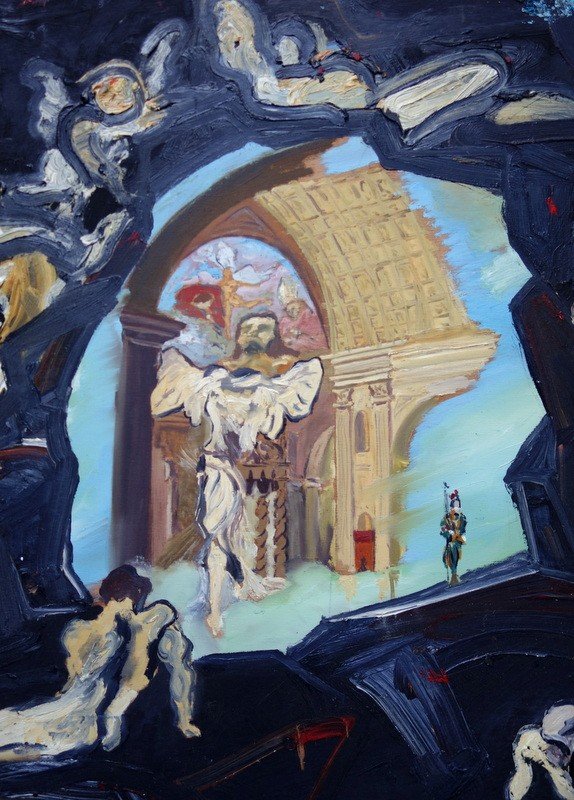 "appearance Of The Temple" By Bernard Duvert .....1995-photo-2