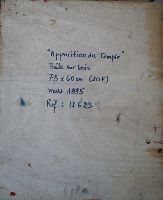 "APPARITION du TEMPLE" par Bernard DUVERT .....1995-photo-2