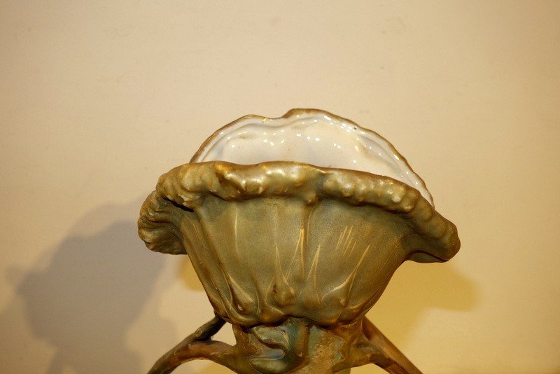 "art Nouveau Vase" Amphora Vienna Austria Circa 1900-photo-4