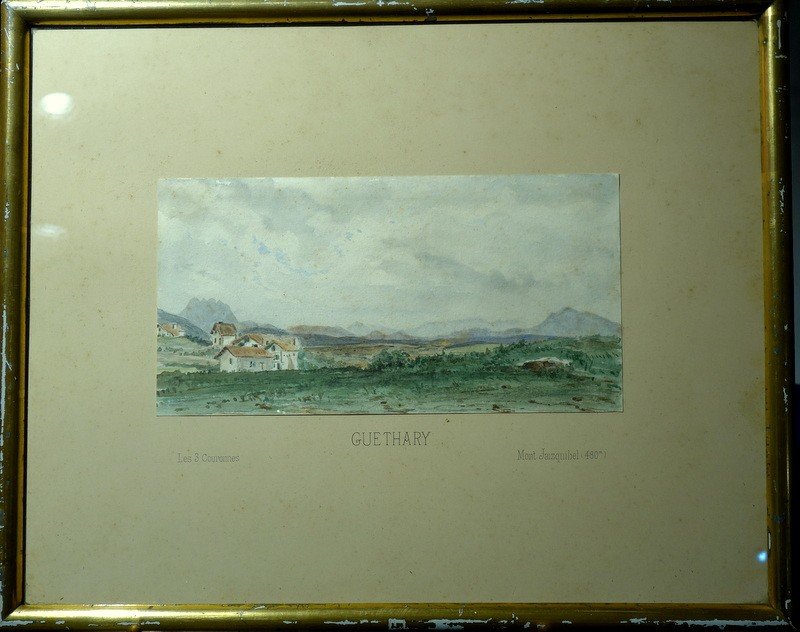 "GUETHARY " Les 3 Couronnes, Mt Jaizquibel, PAYS BASQUE  1880