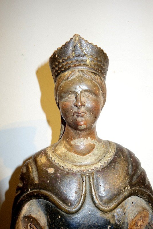 "sainte Clotilde" Late 18th, Early 19th (?).....posterior Base-photo-4