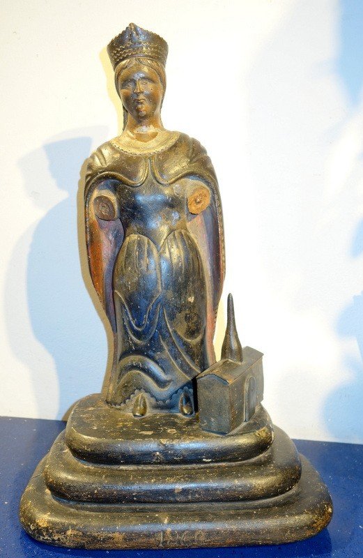 "sainte Clotilde" Late 18th, Early 19th (?).....posterior Base