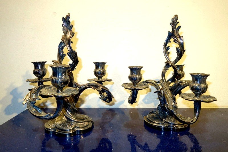 "louis XV Style Candles" By Victor Saglier ....19th Century