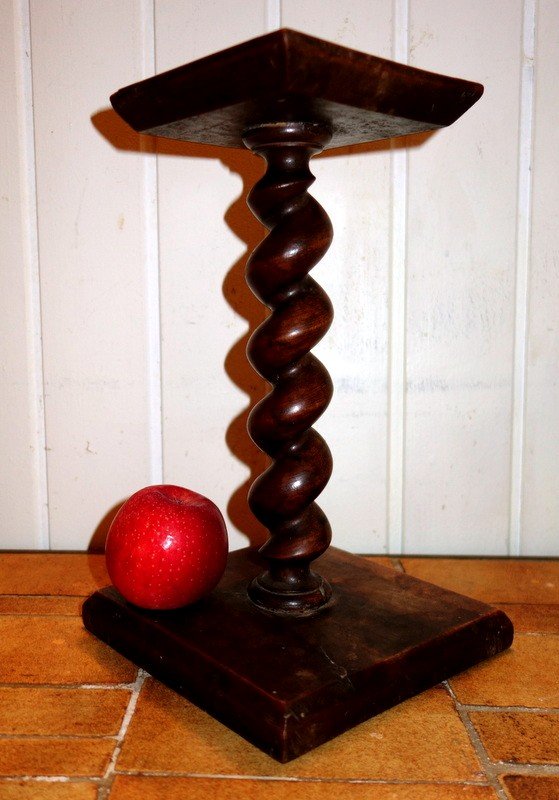 "small Sellette" In Walnut (?) Circa 1900/1920-photo-3