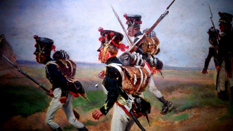 “the Assault” Napoleonian Infantry By Henri Dupray-photo-4