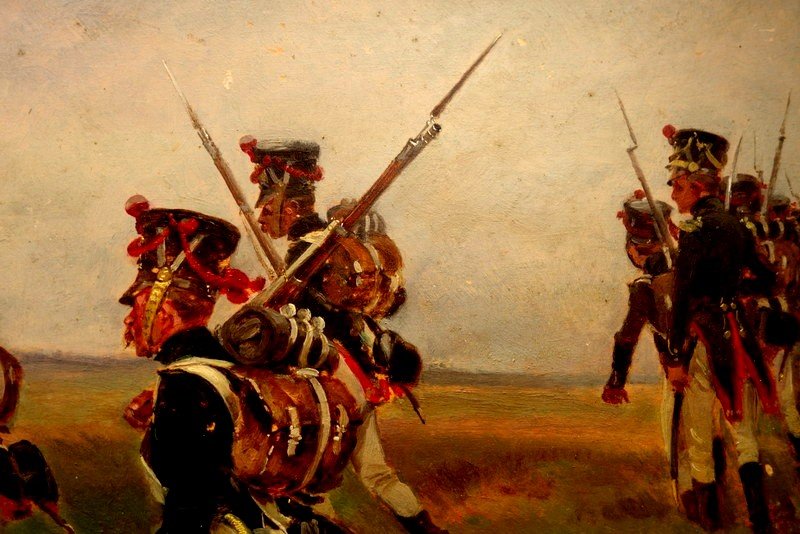 “the Assault” Napoleonian Infantry By Henri Dupray-photo-2