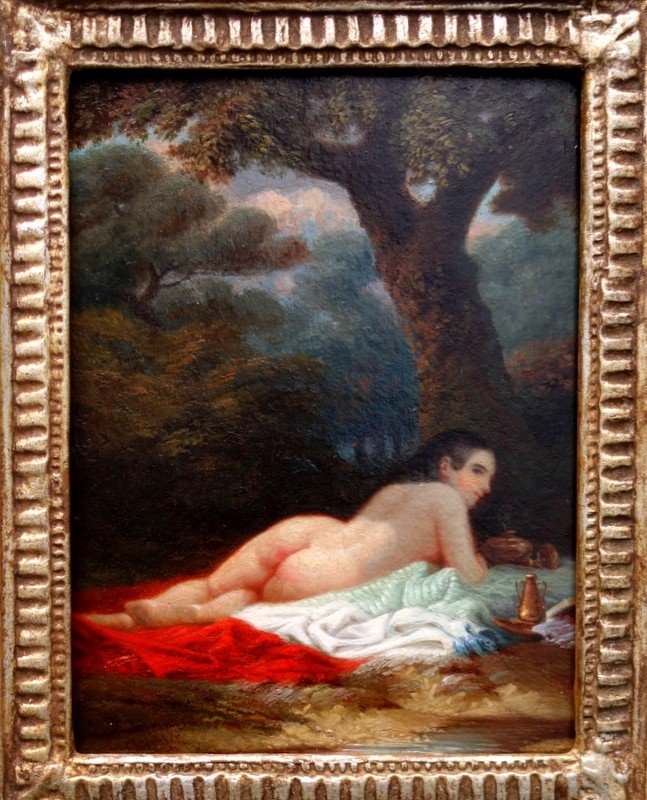 "nude In Forest" By Jules Chevrier ...1854-photo-4