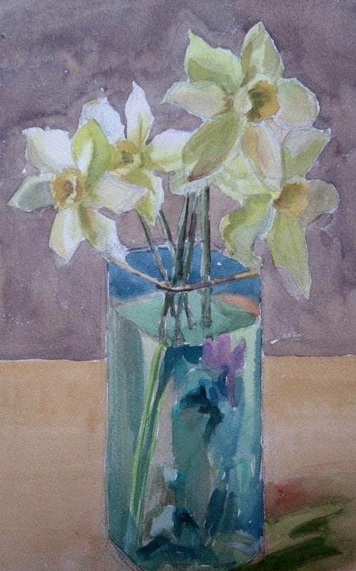 "bouquet Of Daffodils" By G.geraud ....1911-photo-2