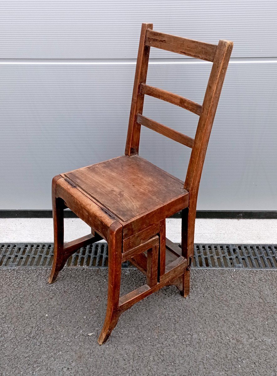 "step Chair" End Of 19th Century...as Is-photo-3