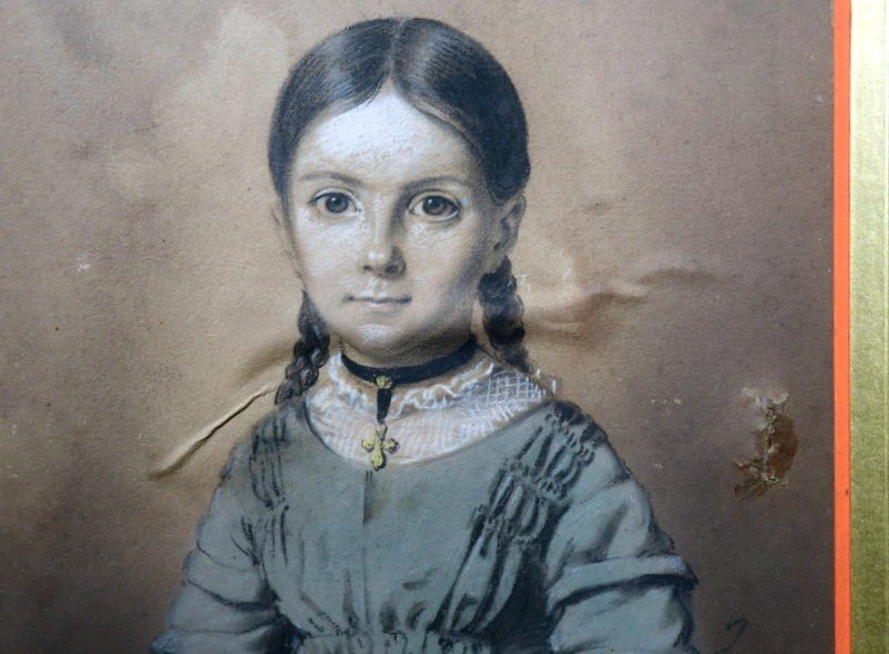 "little Girl" By Jules Boilly ...1844-photo-2