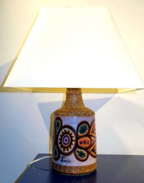 "Lampe " de Jacques POUSSINE vers 1970/80-photo-4