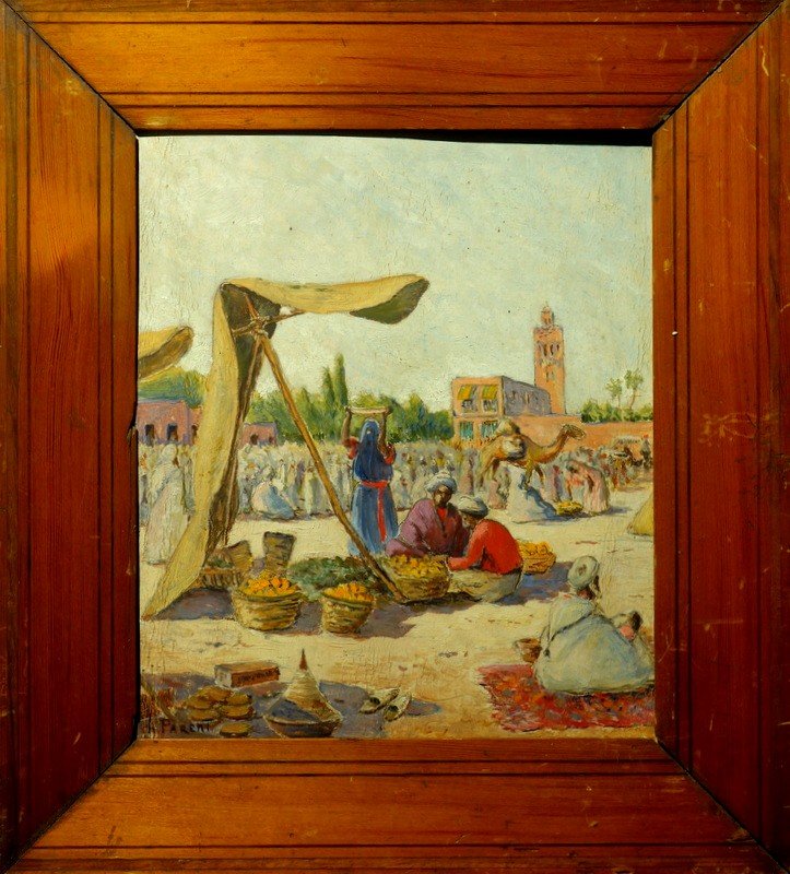 'moroccan Market' By Ch.parent Circa 1930