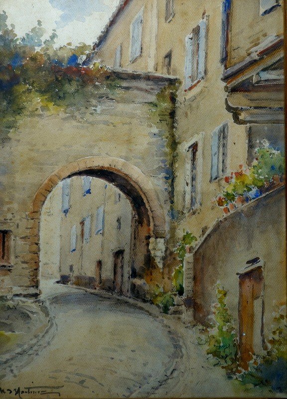 "the Entrance To The Village" By Henri d'Hauterive ...gers-photo-2