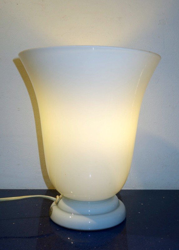 "LAMPE de TABLE" Verre de CCV VIANNE vers 1940/50