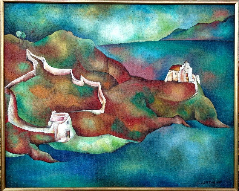 "ORNOS a MYKONOS" 1969 par Mathéos FLORAKIS (Grec)