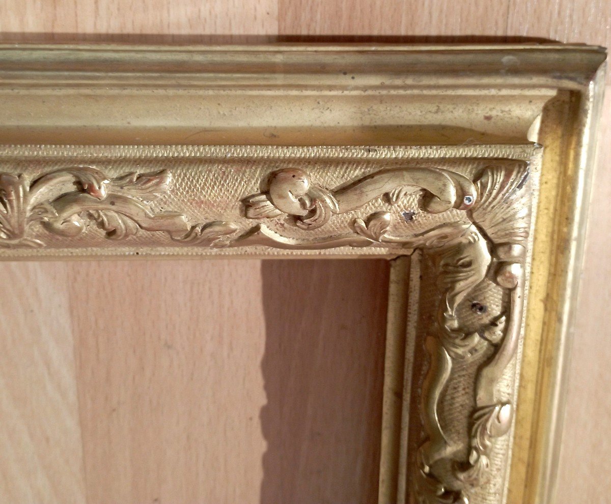 "old Frame" Gold Gilding...19th -photo-3