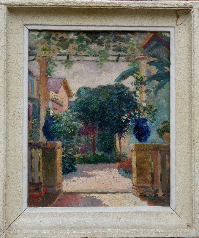 "La Pergola " par Ferdinand SCOSSA vers 1920