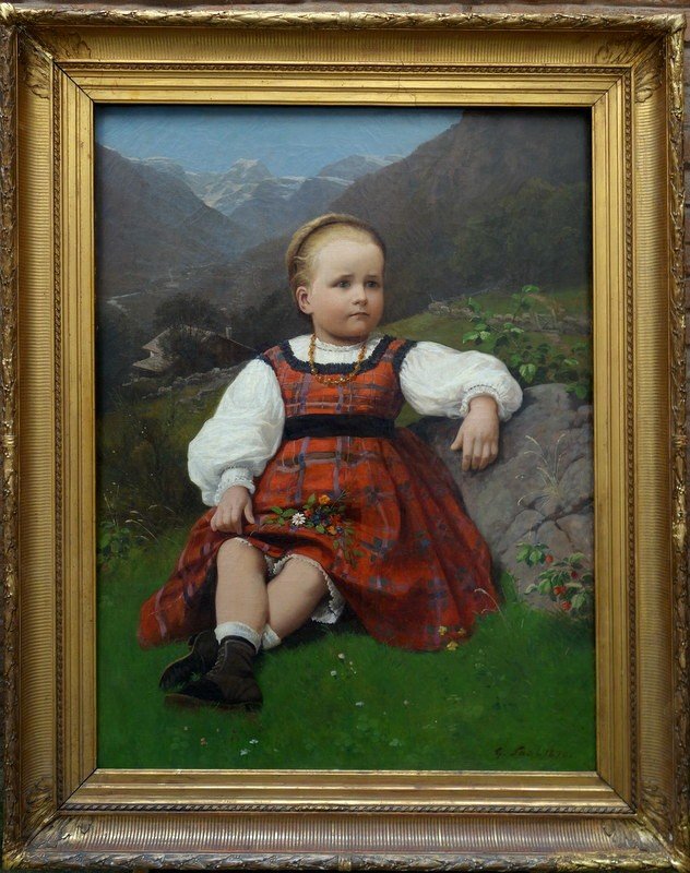 "the Little Bavaroise" By Georg Saal .... 1870