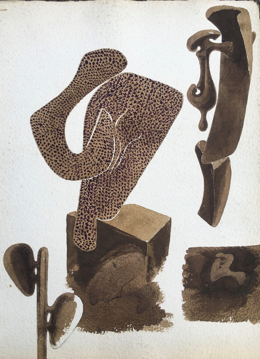 "FORMES" par Augustin CARDENAS  vers 1970/80-photo-3